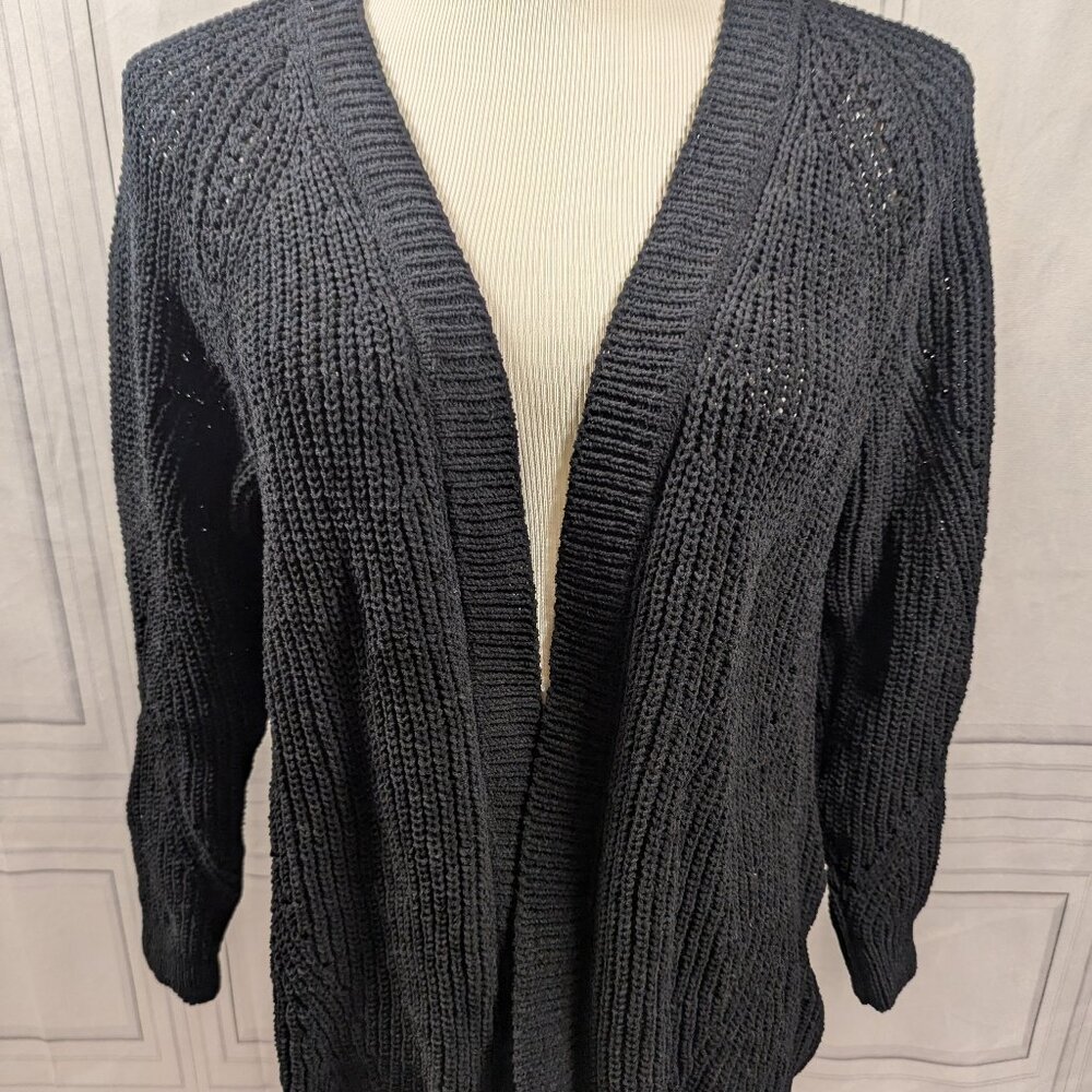 Black Knit Cardigan